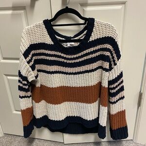 Striped Knit Sweater